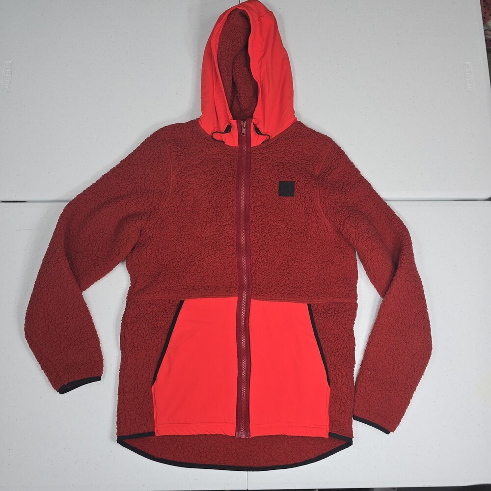 Under Armour Men M UA Legacy Sherpa Full Zip Jacket Hoodie High Pile Fleece